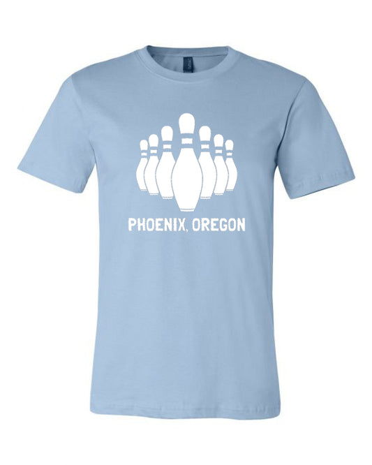 Phoenix Oregon Bowling Pin Tee