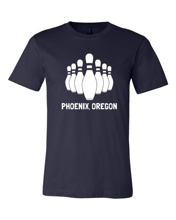 Phoenix Oregon Bowling Pin Tee